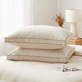 Engineered to deliver superior sleep comfort and an elevated loft, this comfortable pillow is thoughtfully designed to ensure optimal spinal alignment and offers plenty of neck support. It is an ideal pillow choice for side sleepers, effectively reducing pressure points to enhance comfort during sleep.