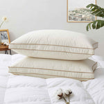 Engineered to deliver superior sleep comfort and an elevated loft, this comfortable pillow is thoughtfully designed to ensure optimal spinal alignment and offers plenty of neck support. It is an ideal pillow choice for side sleepers, effectively reducing pressure points to enhance comfort during sleep.