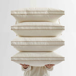 Engineered to deliver superior sleep comfort and an elevated loft, this comfortable pillow is thoughtfully designed to ensure optimal spinal alignment and offers plenty of neck support. It is an ideal pillow choice for side sleepers, effectively reducing pressure points to enhance comfort during sleep.