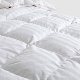 All Seasons White Goose Down Feather Comforter