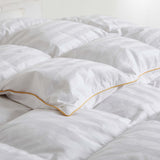 All Seasons White Goose Down Feather Comforter
