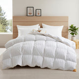 All Seasons White Goose Down Feather Comforter