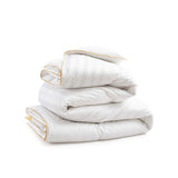 All Seasons White Goose Down Feather Comforter